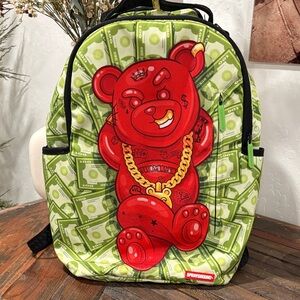 Rare Sprayground Diablo Money Dreams Backpack, a limited edition NWOT